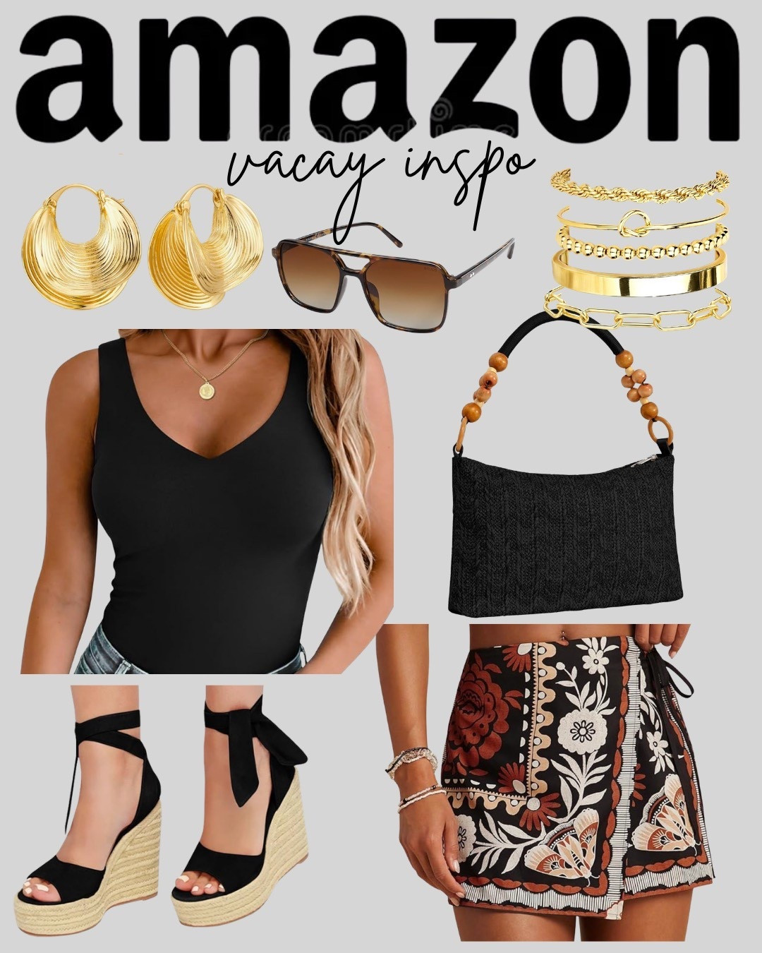 This Amazon outfit is giving all the sophisticated, bohemian energy. I  am absolutely obsessed with this patterned wrap skirt – the details are everything!!

#AmazonFinds #AmazonStyle #VacationFashion #ResortLook #OOTD #LTKShop #SummerStyle

#LTKTravel #LTKootd #LTKmomlife
