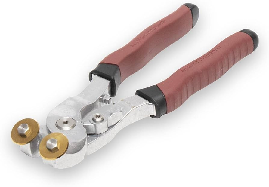 Marshalltown Angled Tile Nipper, Wheeled, Ceramic, Porcelain, Tungsten Carbide, DuraSoft Handle, ... | Amazon (US)
