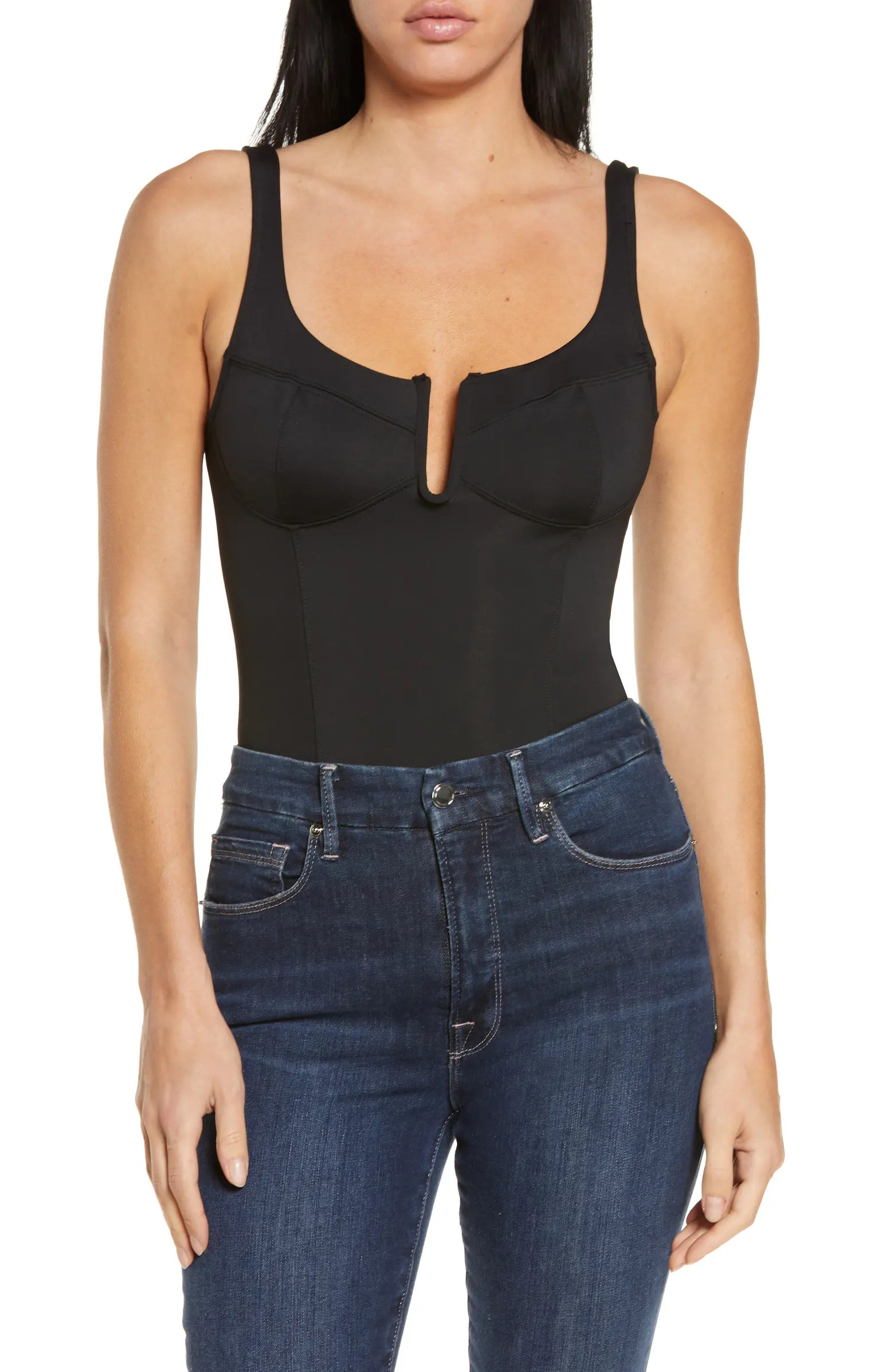 Scuba Corset Bodysuit | Nordstrom