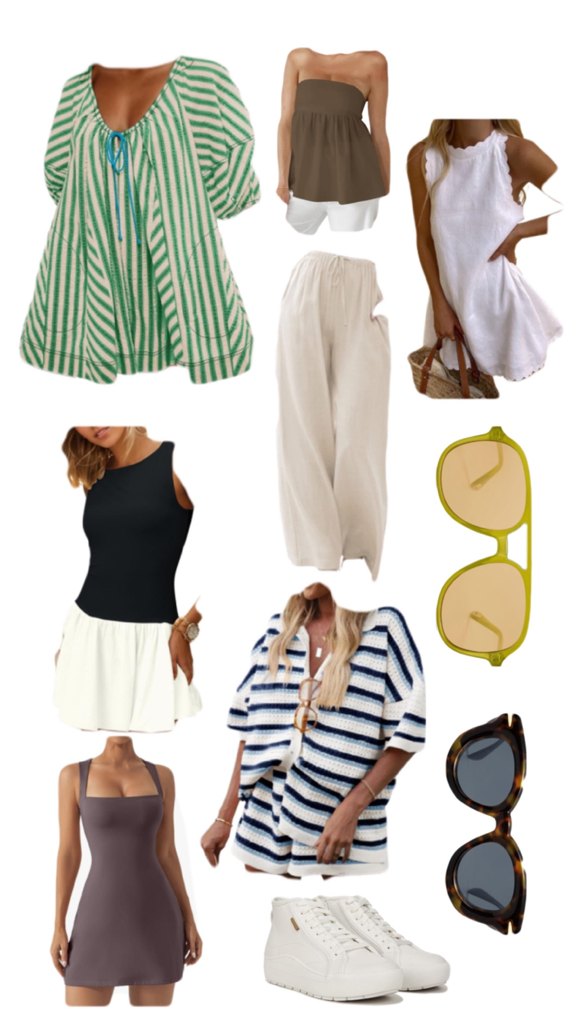 Paris outfits!! Some of the best Amazon purchases I’ve ever made!! Will share what they look like on soon and more of these collages to come- I over pack🤩

#LTKFindsUnder50 #LTKTravel #LTKStyleTip