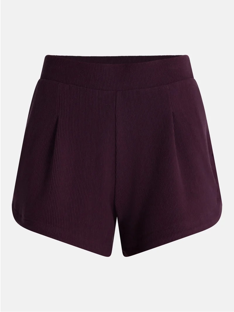 Avia Women's and Women's Plus Ottoman Lounge Shorts, 4.25'' Inseam, Sizes XS-4X | Walmart (US)