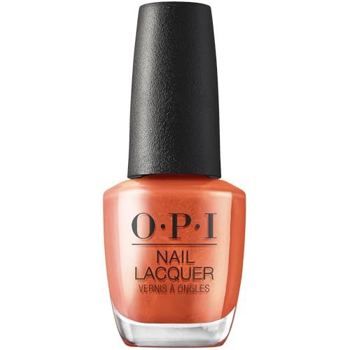 OPI Nail Lacquer Liquid Fire | Opaque Bright Orange Metallic Chip Resistant Nail Polish | Metallic Mega Mix Collection | Amazon (US)