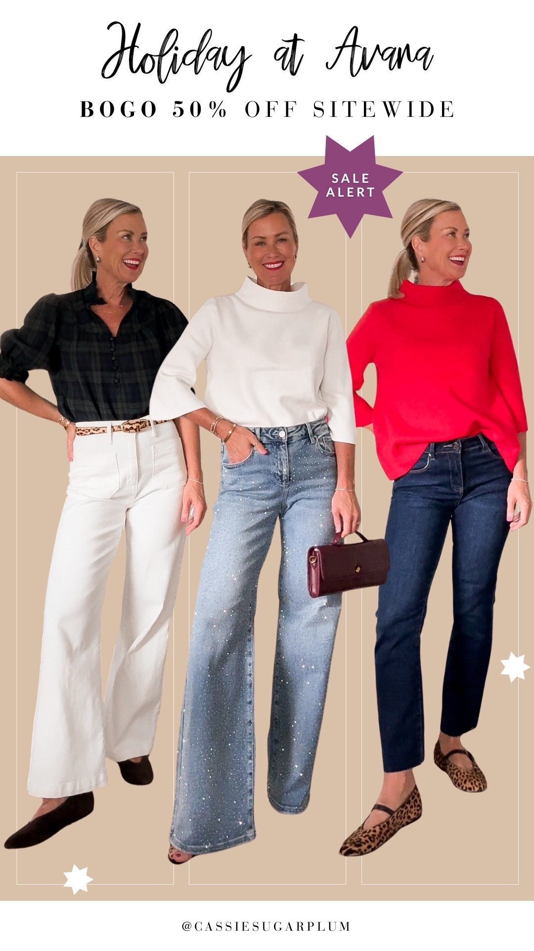 Avara’s BOGO 50% off sitewide sale is live right now! 🎉 Shop some of my favorite holiday styles, perfect to mix and match with this season!

#LTKSaleAlert #LTKOver40 #LTKHoliday