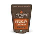 Crown Maple Organic Maple Sugar Pancake and Waffle Mix, 16oz, with Handcrafted Maple Sugar and Small-Batch Maple Pearls (Pack of 6) | Amazon (US)