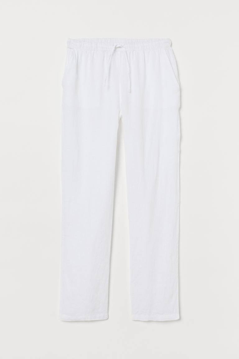 Washed Linen Pajama Pants | H&M (US + CA)