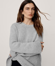 Cashmere Amelia Crewneck | Jenni Kayne