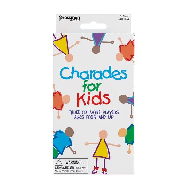 Pressman Charades for Kids Game - Travel Version - 'No Reading Required' Family Game | Walmart (US)