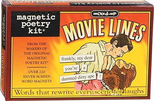Magnetic Poetry - Mixed-Up Movie Lines Kit - Words for Refrigerator - Write Poems and Letters on ... | Amazon (US)