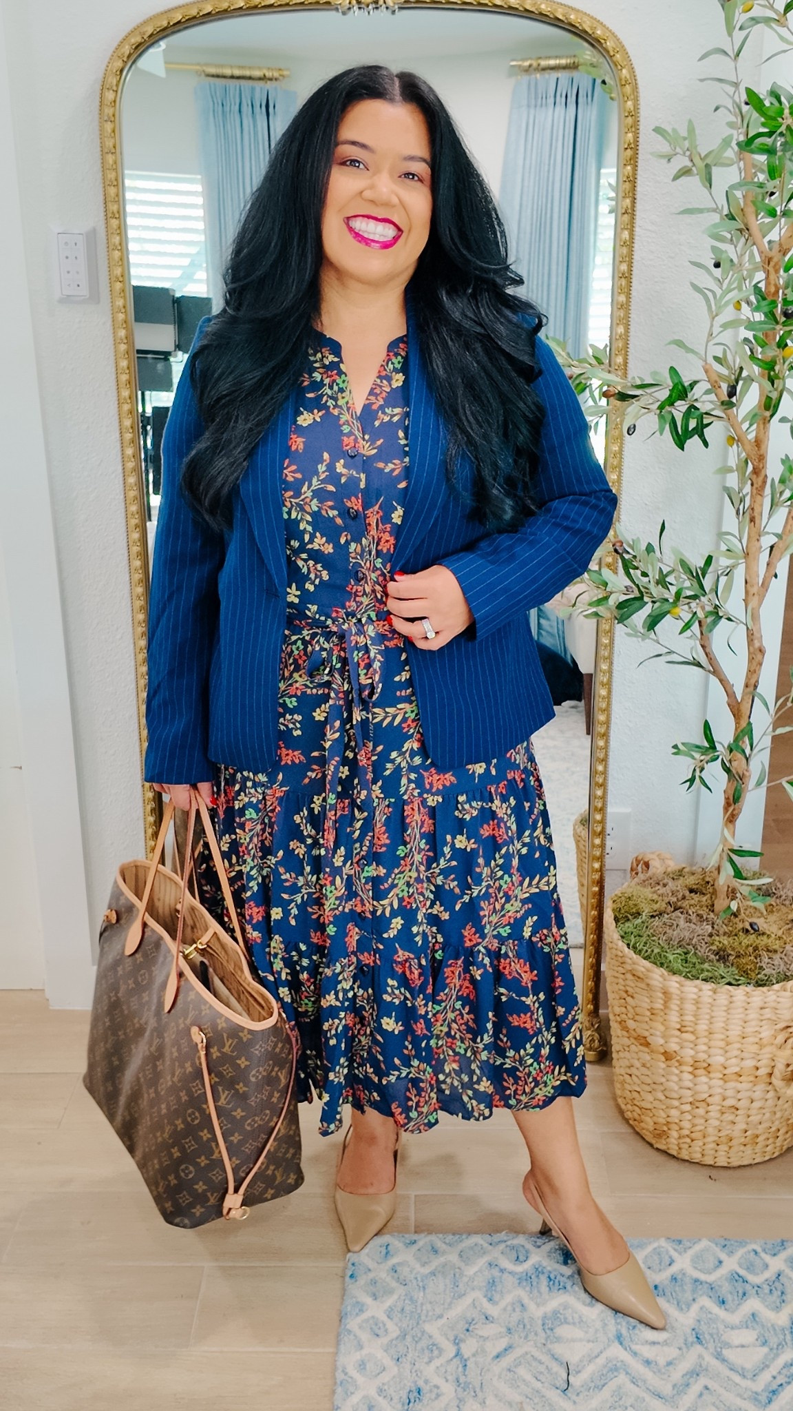 Loving the new arrivals from Walmart.
I’m 5’1” wearing an XXL in the dress and a L in the blazer

Walmart fashion, fall dress, fall outfit ideas, floral print dress, Free Assembly, midsize, plus size, smiles and pearls, fall looks

#LTKWorkwear #LTKMidsize #LTKOver40