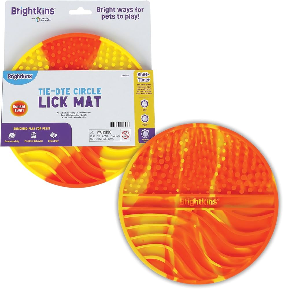 Brightkins Tie Dye Circle Lick Mat | Amazon (US)