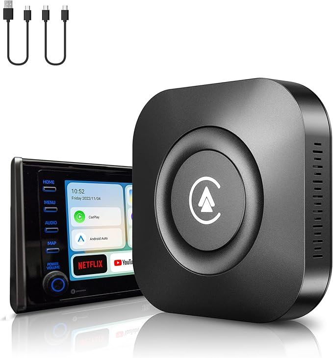Wireless CarPlay Adapter with Netflix & YouTube, LAMVOSE 2023 The Magic Box CarPlay Multimedia AI... | Amazon (US)