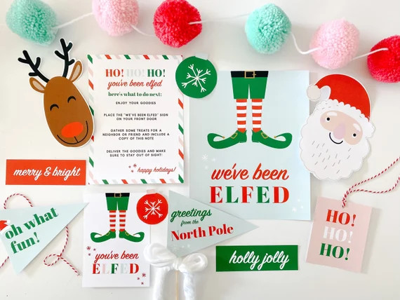 You've Been Elfed Printables You've Been Elfed Diy - Etsy | Etsy (US)
