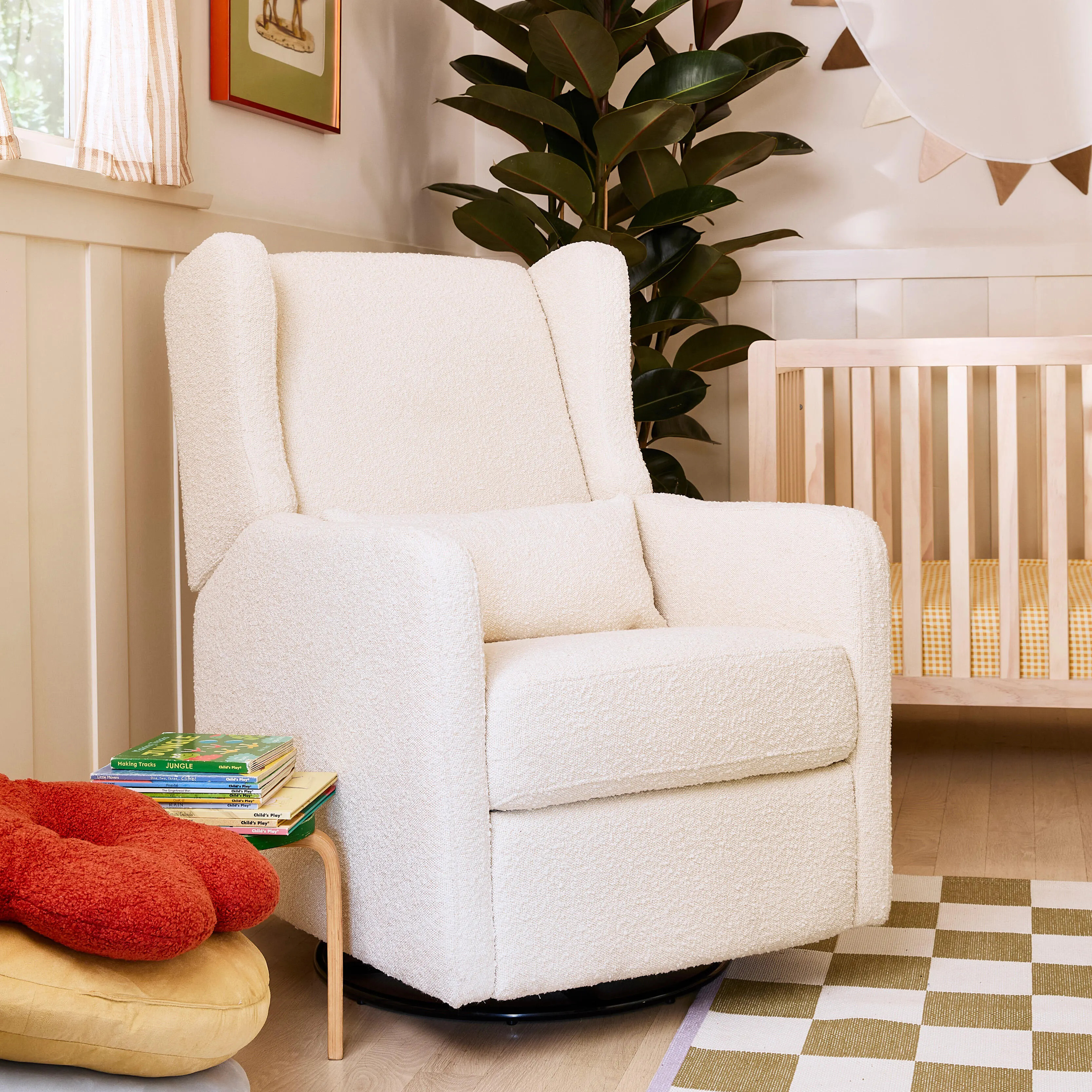 Carter's by daVinci Arlo Manual Recliner, Ivory | Ashley