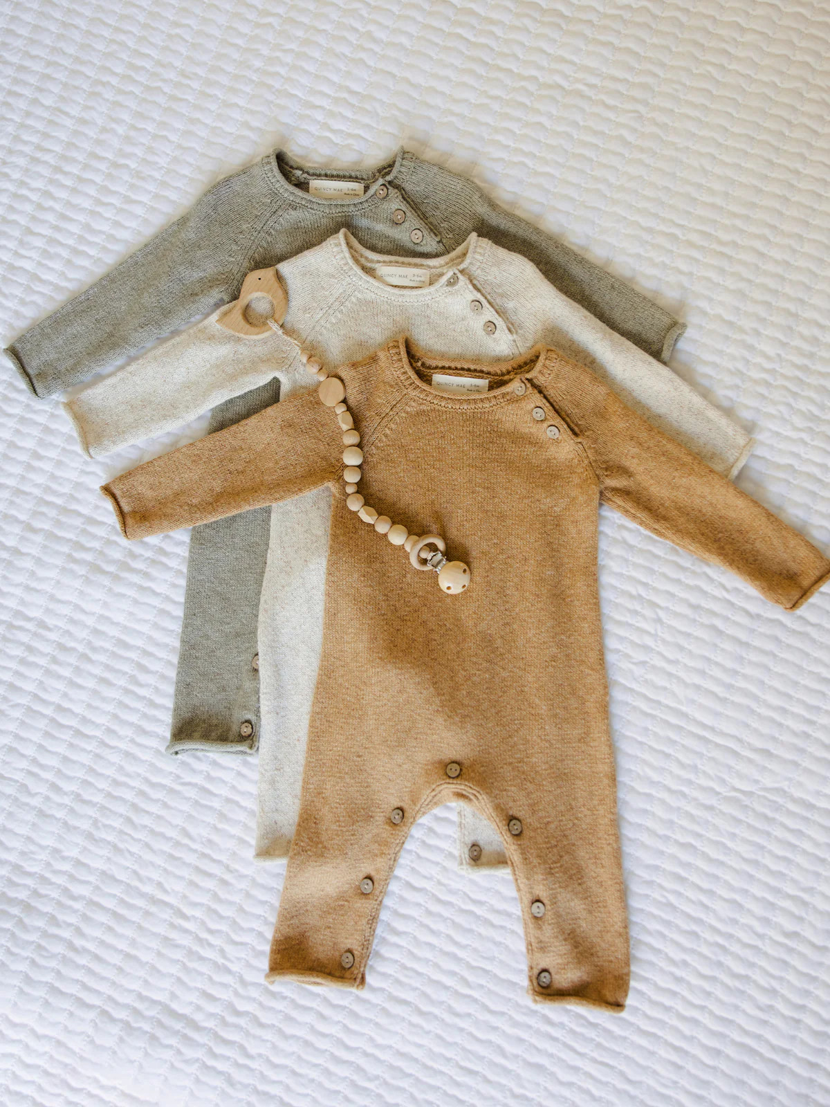 Cozy Heather Knit Jumpsuit, Speckled Natural | SpearmintLOVE