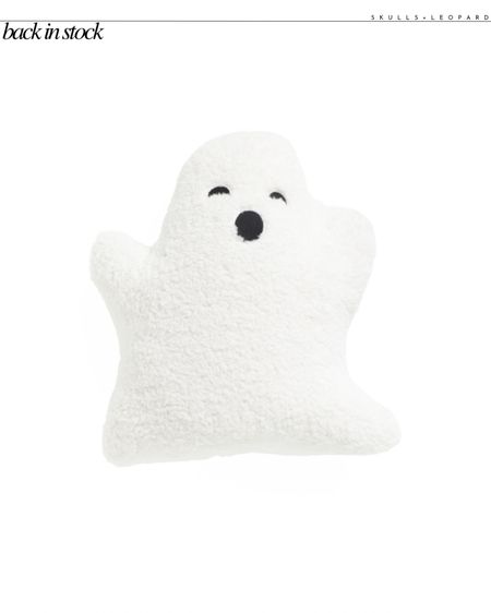 Sherpa ghost pillow is back in stock

Tj maxx Halloween, neutral Halloween, LTK Halloween 

#LTKhome #LTKSeasonal #LTKFind
