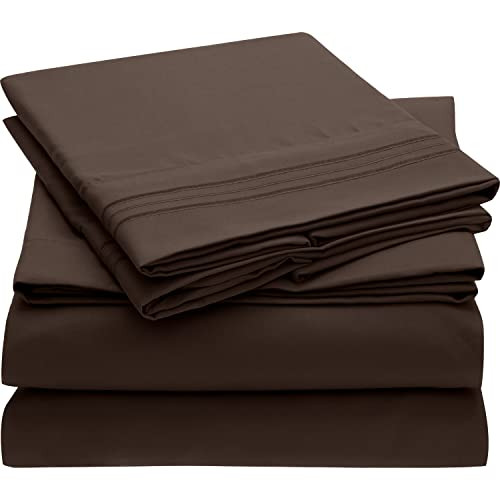 Mellanni King Size Sheet Set - Iconic Collection Bedding Sheets & Pillowcases - Luxury, Extra Sof... | Amazon (US)