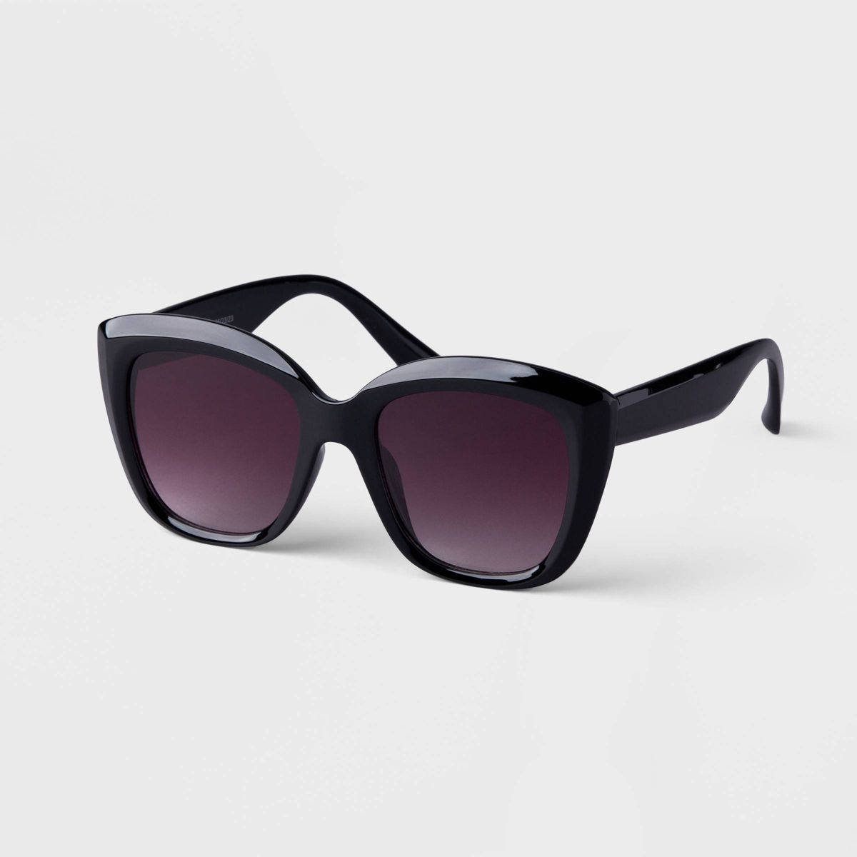 Women's Oversized Cateye Sunglasses - A New Day™ Black | Target