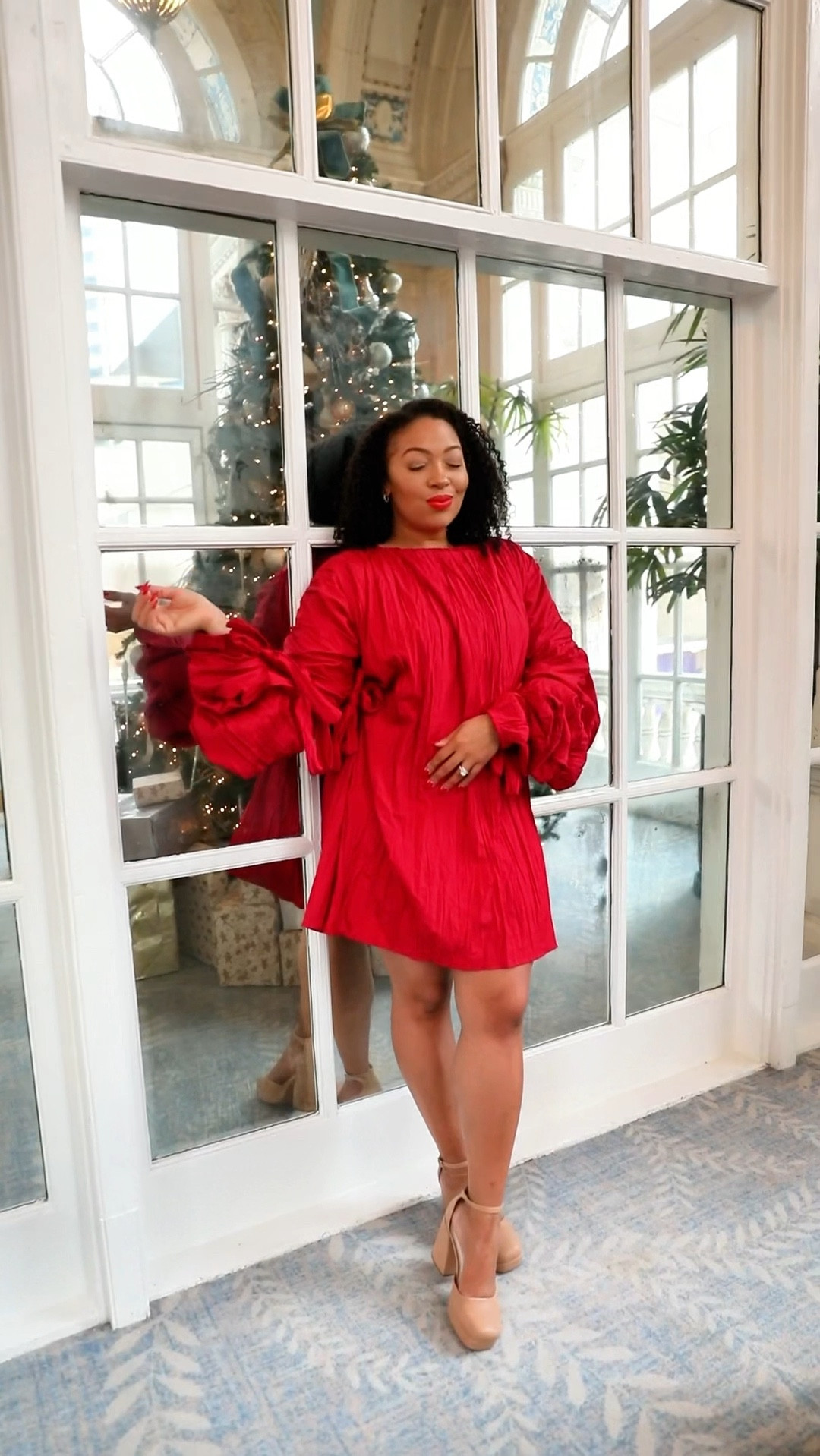 The beauty of content creation lies in the artistry of it all. Being on this side of the camera, I have no control over how others perceive what we create. Instead, I let go and trust my photographer to capture my essence. For me, this space is all about having fun and creating freely, without fixating on the outcome.

As the year winds down, it’s natural to feel the pressure of what we’ll create in the next. But remember, as an artist, your magic speaks louder than you realize. Keep creating—you never know who’s watching or whose life you might inspire. And that was the ESSENCE of my 2024. 

Oh and if you are planning ahead, this red dress would be the perfect edition to a Valentine’s Day party, lunch or date. 

#LTKFindsUnder100 #LTKMidsize #LTKParties