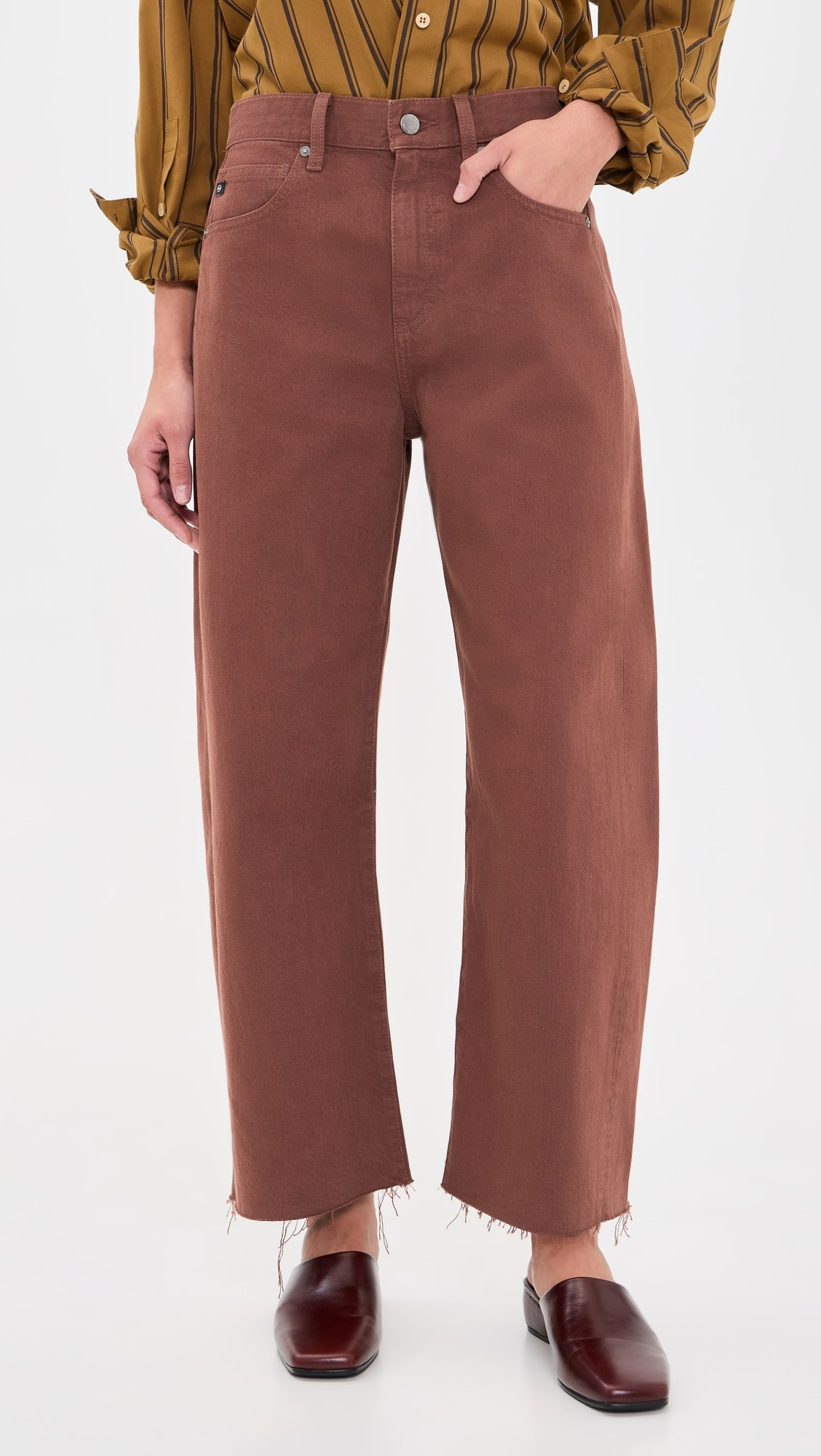 AG Hattie Crop Barrel Jeans | Shopbop | Shopbop