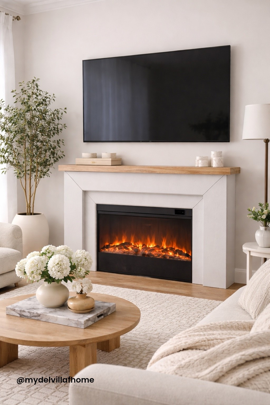 This fireplace >>> 🤍🔥😍

#LTKmomlife #LTKSaleAlert #LTKHome