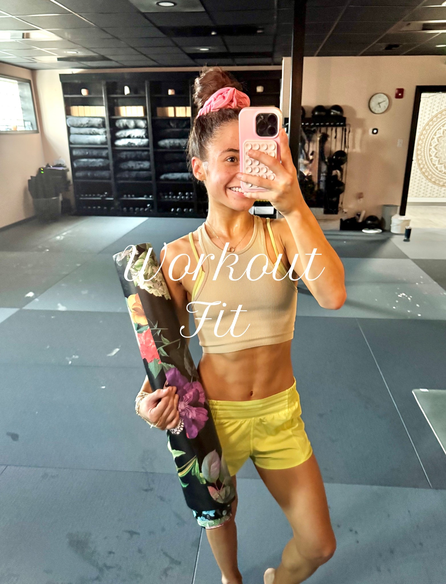 Workout outfit 🏋🏼‍♀️ 
Always love a good fit! Everything linked #workout #freepeople #pilates 

#LTKSeasonal #LTKItBag #LTKActive