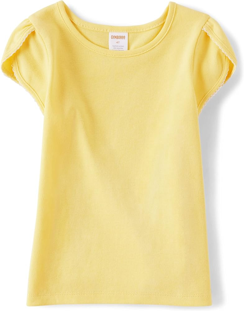 Gymboree Girls and Toddler Short Sleeve Basic Layering Shirt | Amazon (US)