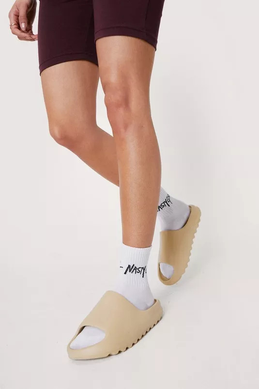 Cleated Rubber Open Toe Sandals | NastyGal (UK, IE)