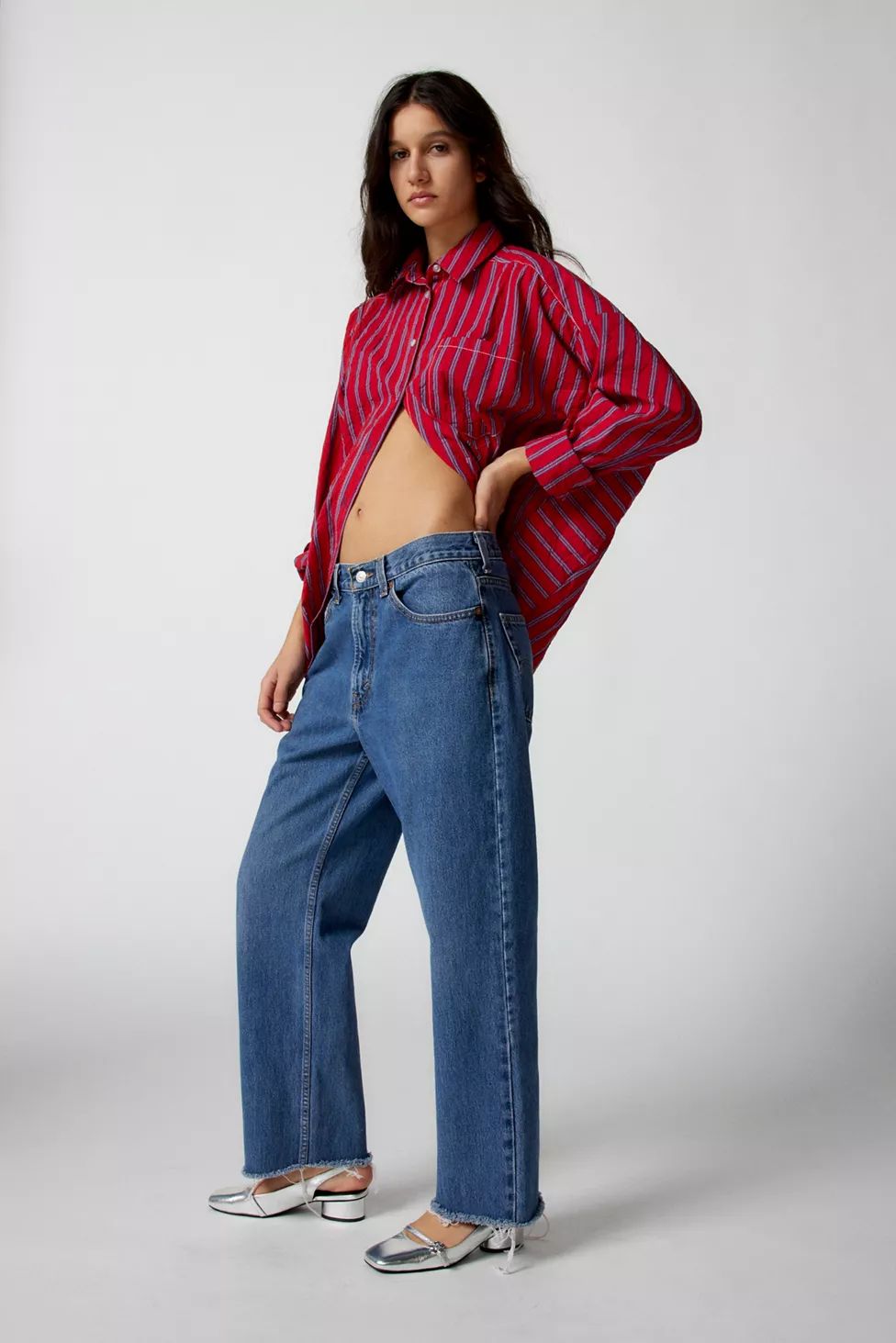 Urban Renewal Remade Levi's® Raw Cut Hem Jean | Urban Outfitters (US and RoW)