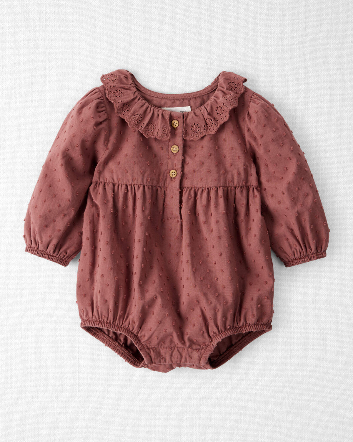 Baby Girl Organic Cotton Prairie Bubble | Carter's Inc