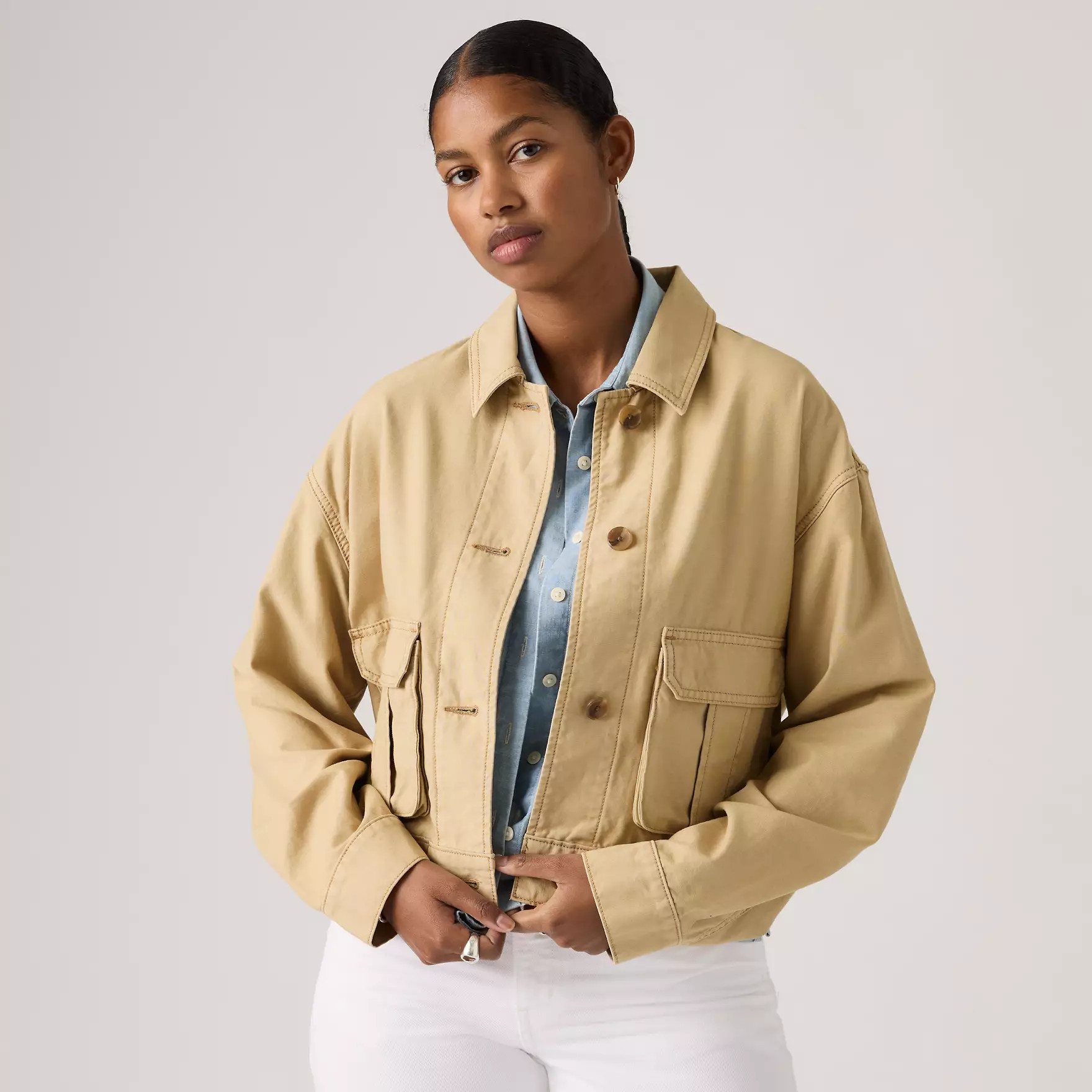 Marlowe Cropped Utility Heritage Jacket | Levi's US
