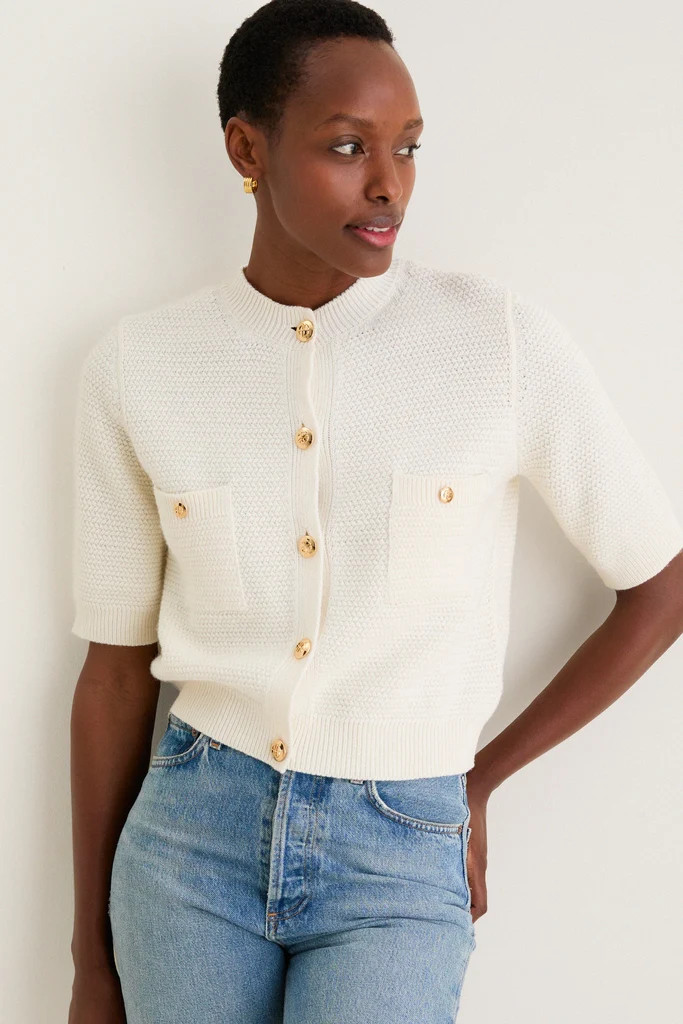 Ivory Christa Cardigan | Tuckernuck (US)