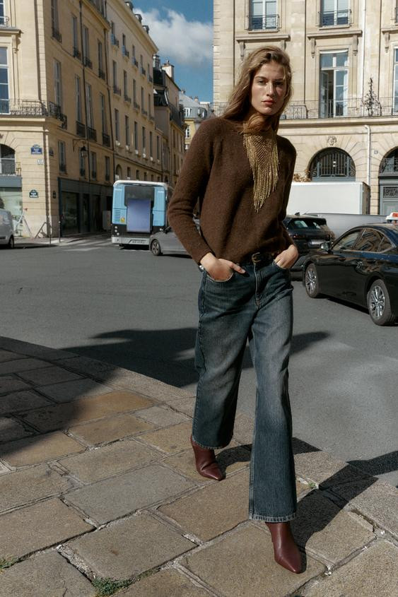 WOOL AND ALPACA SWEATER | Zara US