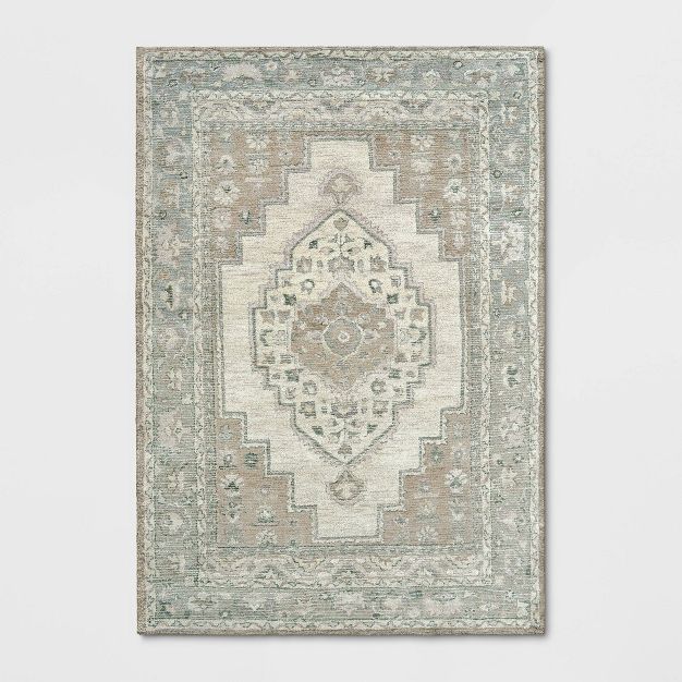 Wool Tufted Geometric Persian Area Rug - Threshold™ | Target