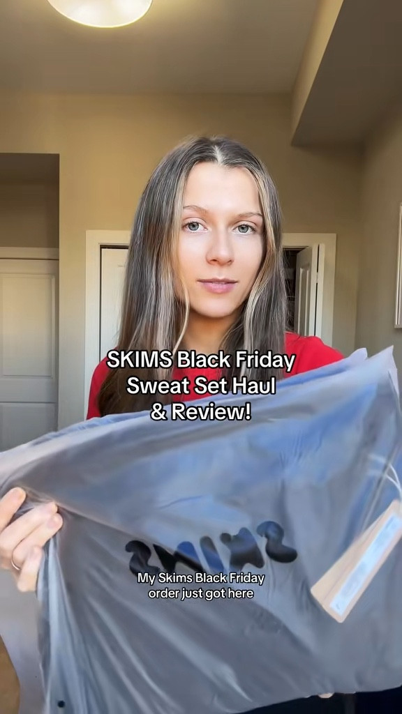 Skims Black Friday haul 💖 Black Cotton Fleece Sweat Set! 

#LTKGiftGuide #LTKSeasonal