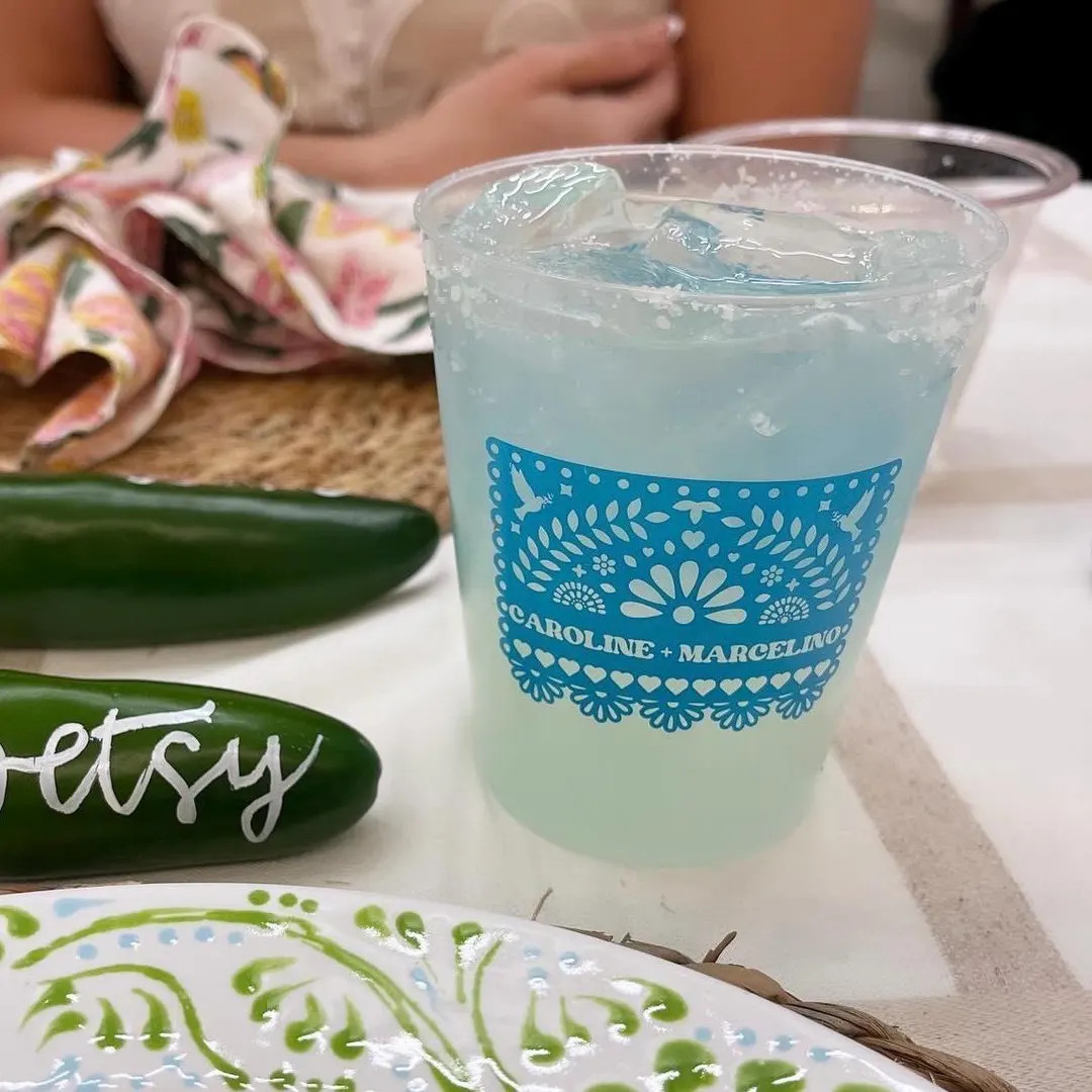 Custom Frosted Fiesta Cups | Personalized Wedding, Bachelorette Party Favors | Etsy (Global)