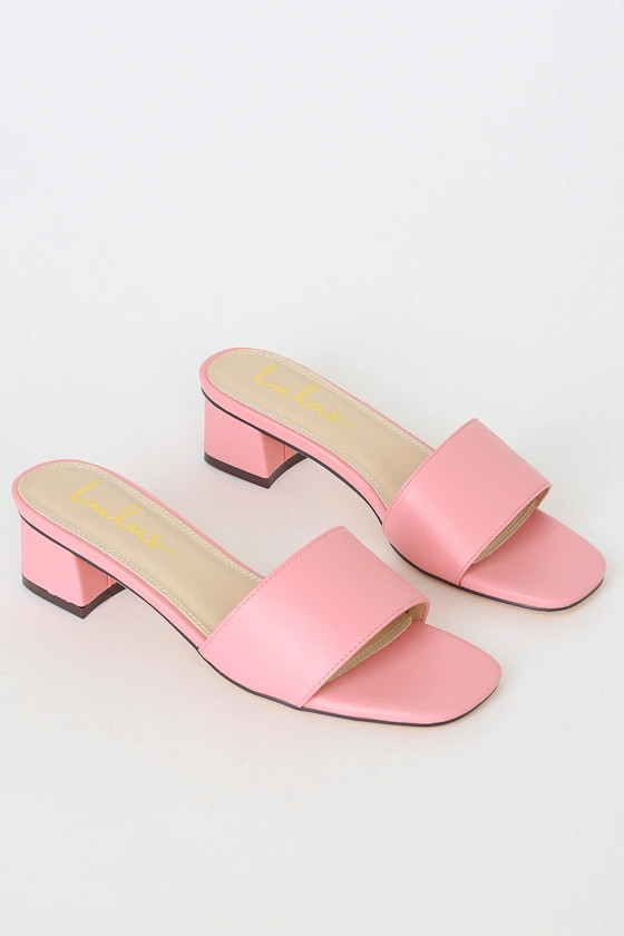 Janiya Light Pink High Heel Sandals | Lulus (US)