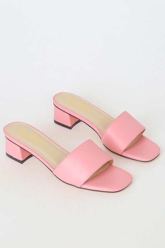 Janiya Light Pink High Heel Sandals | Lulus (US)