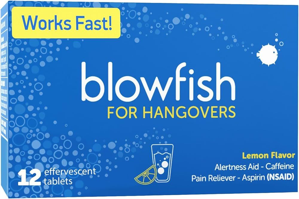 Blowfish for Hangovers – Best Hangover Remedy – FDA-Recognized Formulation – Guaranteed to ... | Amazon (US)