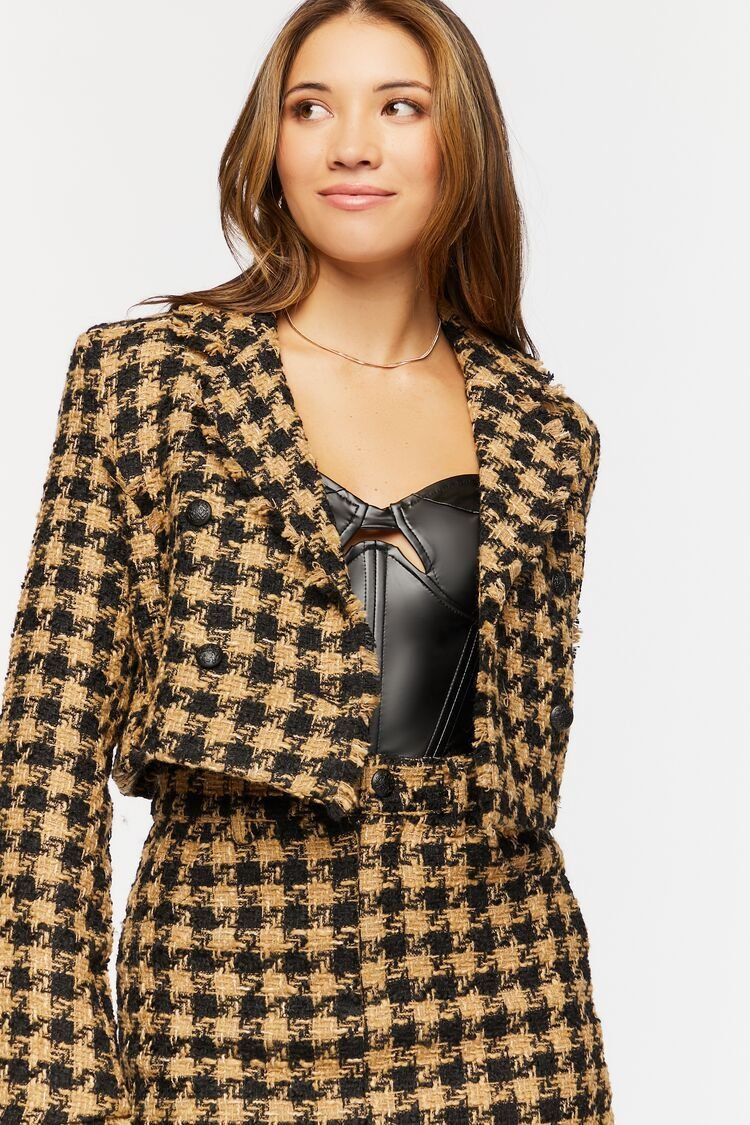 Tweed Houndstooth Blazer | Forever 21 (US)