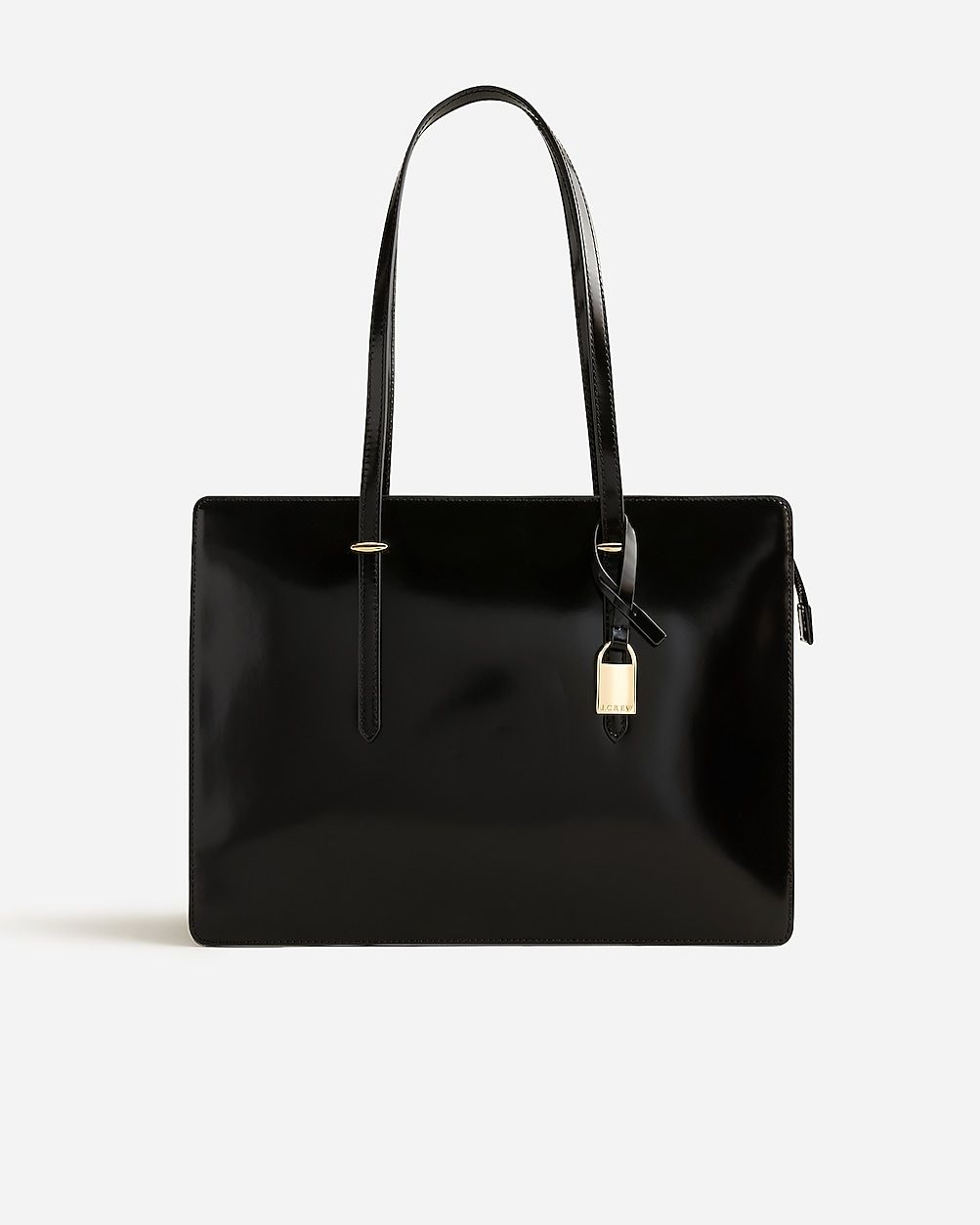 Edie structured bag in Italian leather | J.Crew US