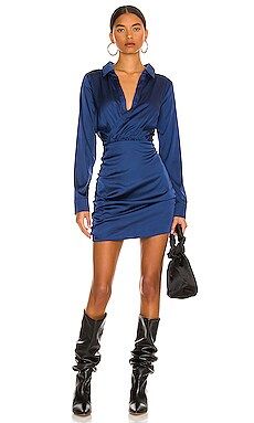 MORE TO COME Myra Mini Dress in Blue from Revolve.com | Revolve Clothing (Global)