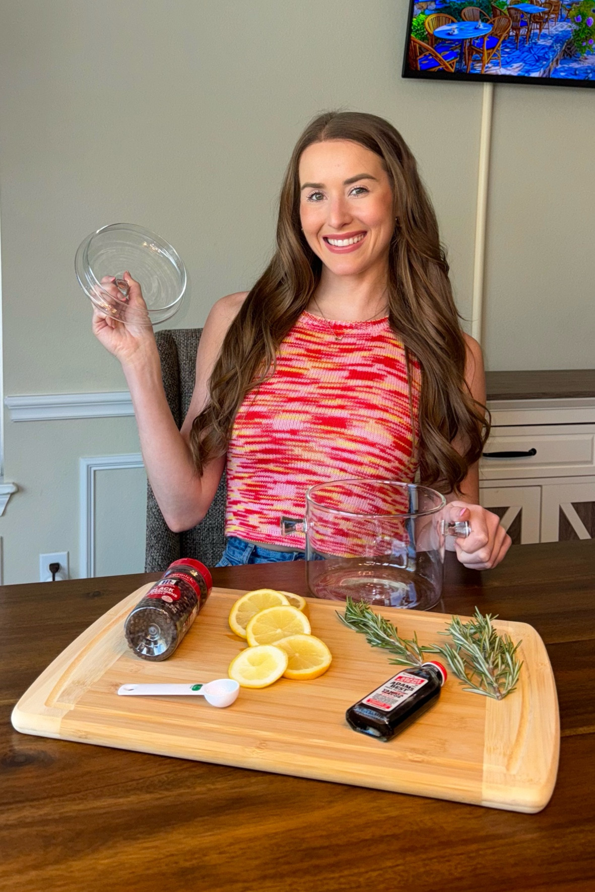 Simmer pot. Glass simmer pot. Simmer pot recipe. Cutting board. Bamboo cutting board. Wood cutting board. 

#LTKhome