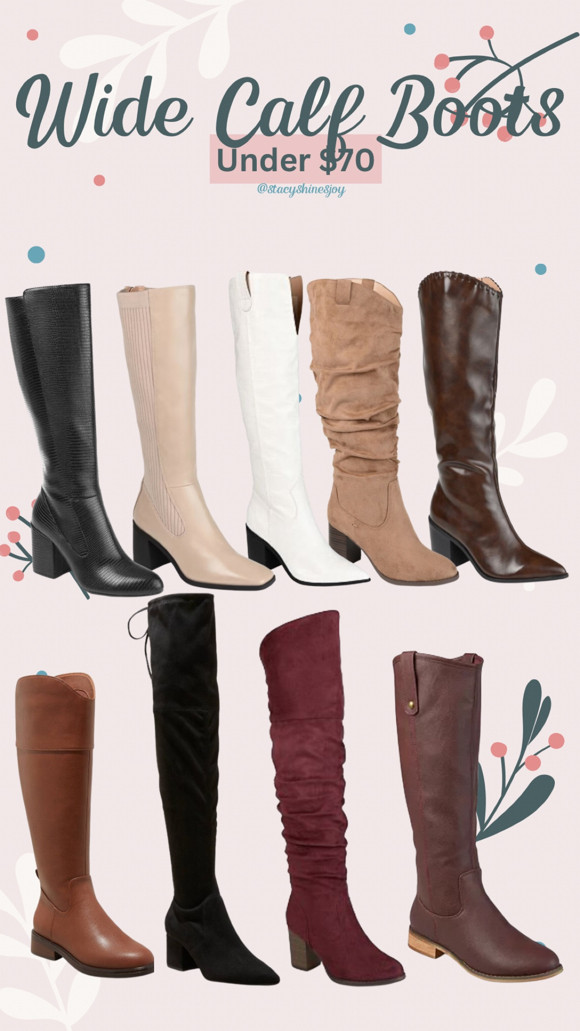 Great sales on wide calf boots right now! Some also come in extra wide 

#LTKfindsunder100 #LTKHolidaySale #LTKshoecrush