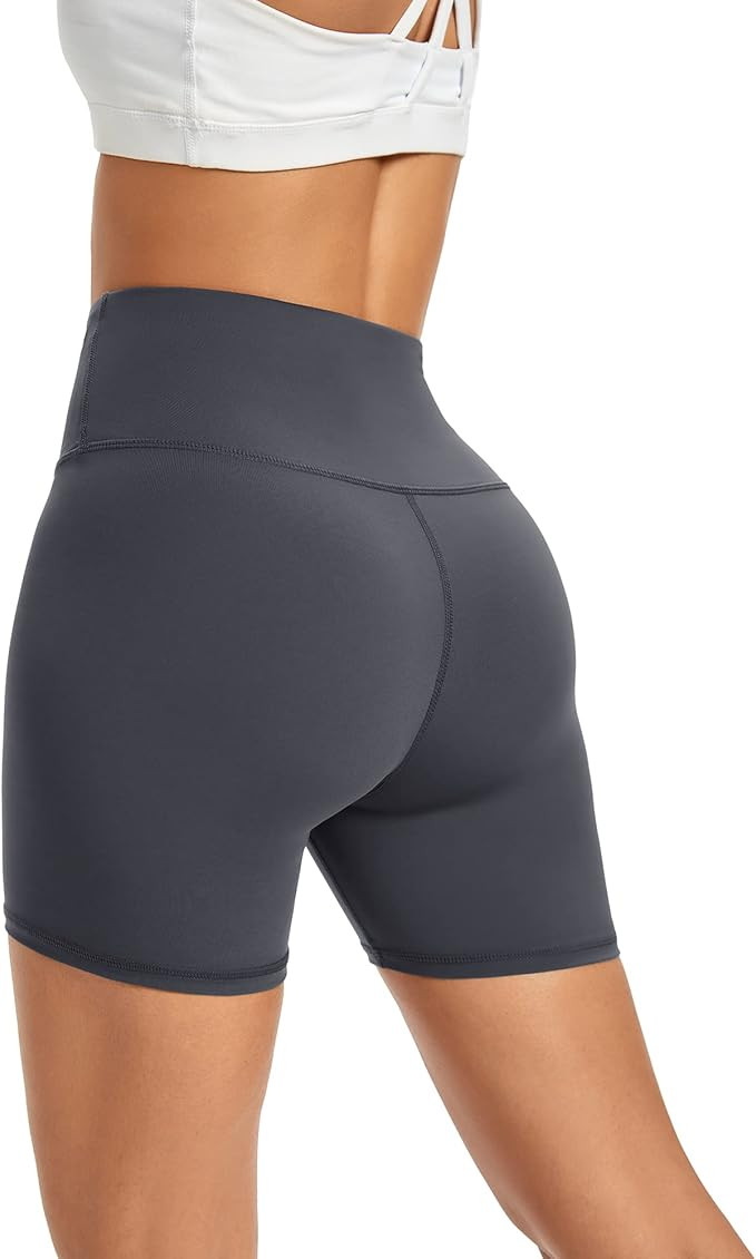 Promover High Waist Biker Yoga Shorts for Women with Pockets Workout Running Compression Shorts 5... | Amazon (US)