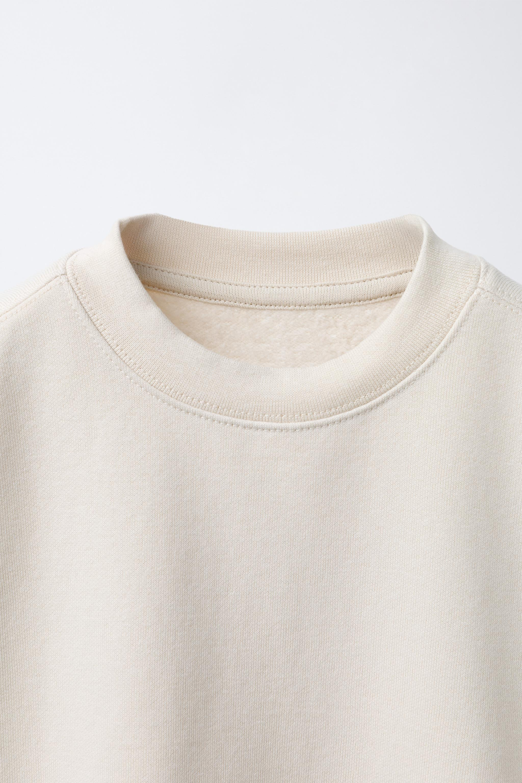 BASIC TEXT AND LABEL SWEATSHIRT | Zara UK