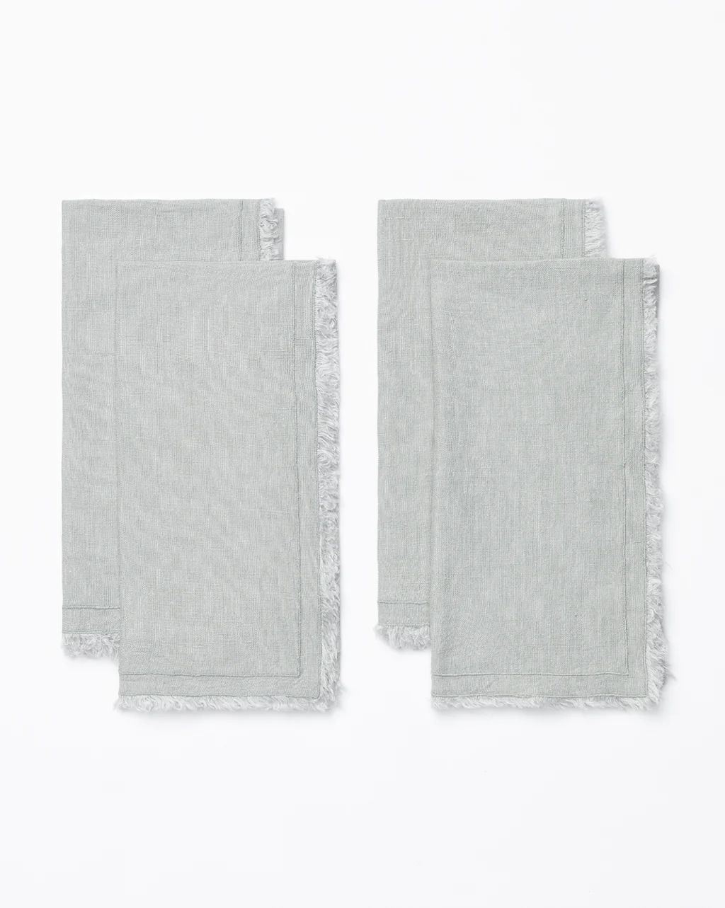 Border Stitch Linen Napkins (Set of 4) | McGee & Co.