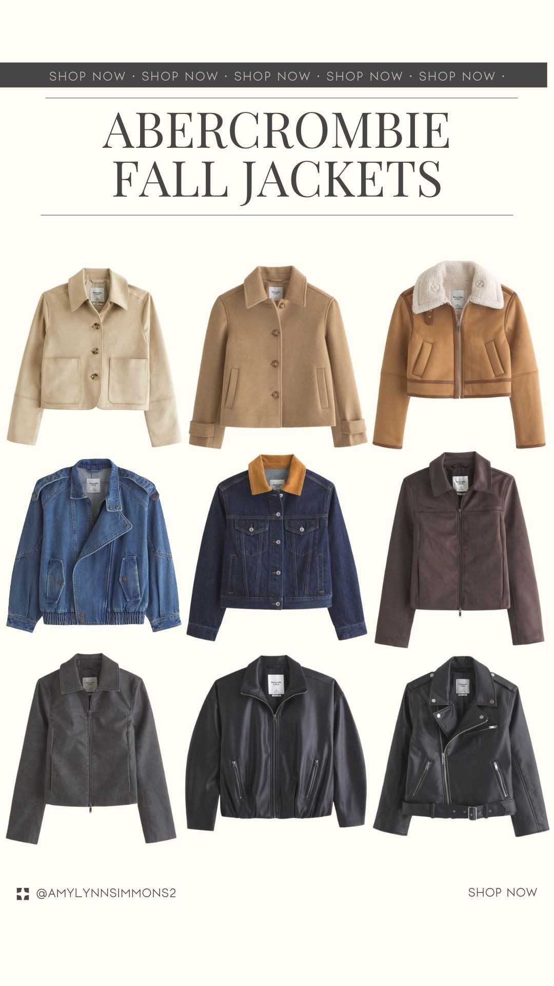 Fall Jackets from Abercrombie #fall #jacket #falljacket #abercrombie #outfit #ootd 

 #LTKFallSale #LTKSeasonal #LTKStyleTip