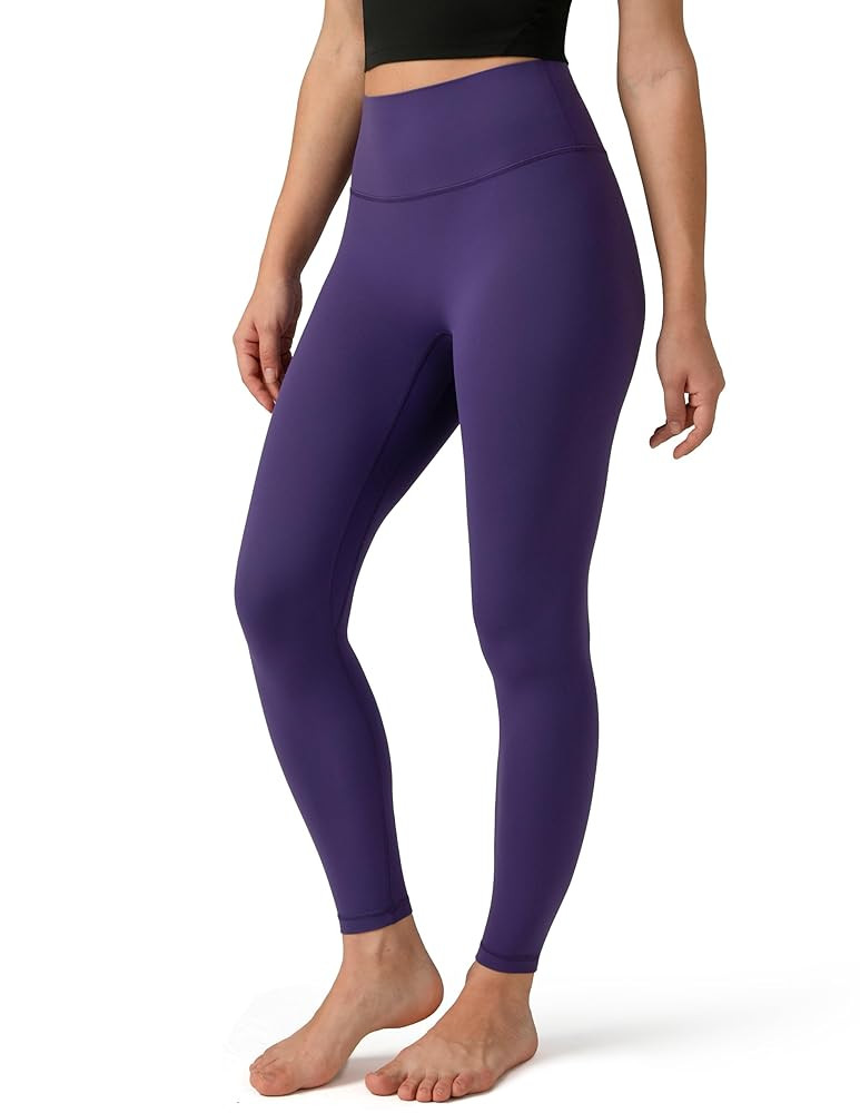 Colorfulkoala Dreamlux No Front Seam Leggings for Women 25"/28" Inseam, Seamless High Waisted But... | Amazon (US)