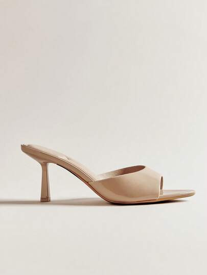 Hauture Sandalias de tacón de aguja puntiagudas y sexys minimalistas para mujer | SHEIN