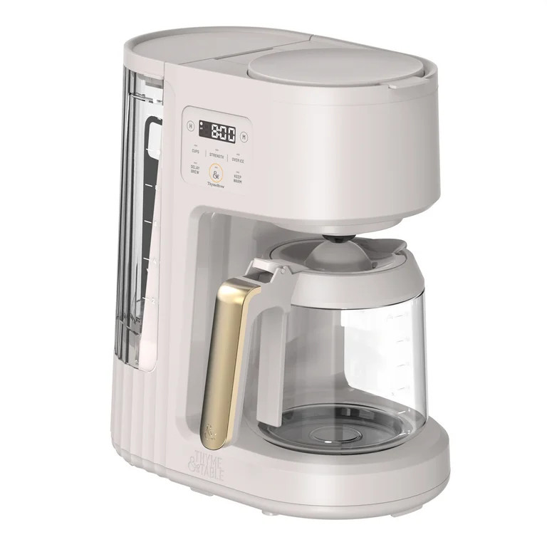 Thyme & Table 12-Cup Programmable Drip Coffee Maker with 60oz Water Reservoir, 4 Brew Modes, and ... | Walmart (US)